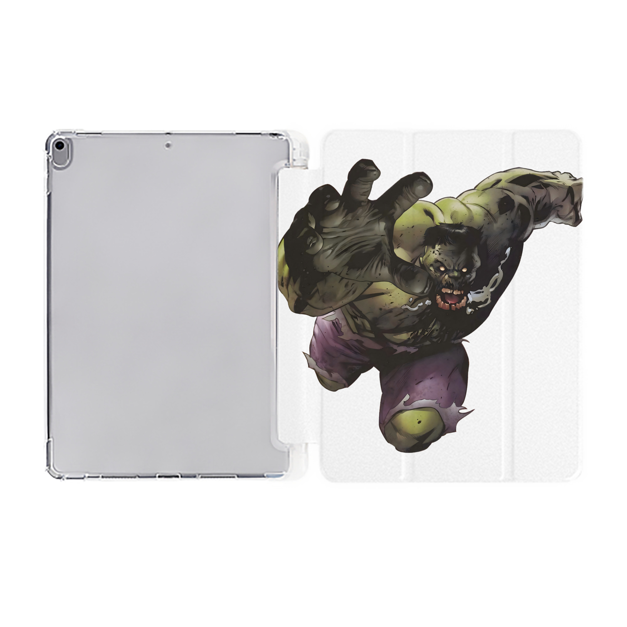 （画像用） アベンジャーズ The Avengers IPad ケース ペン収納付き 三つ折りスタンド PUレザー×シリコン 対応機種9.5/10.5/10.9インチ